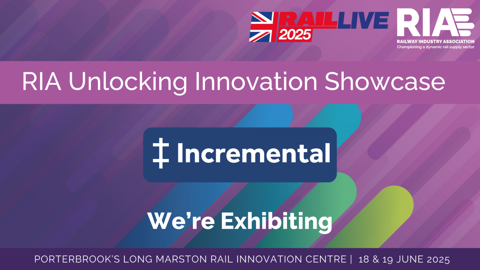We're at Rail Live 2025 during Rail Safety Week 2025